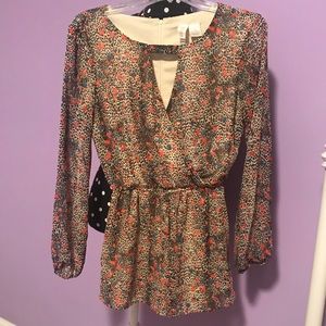 Cheetah print romper